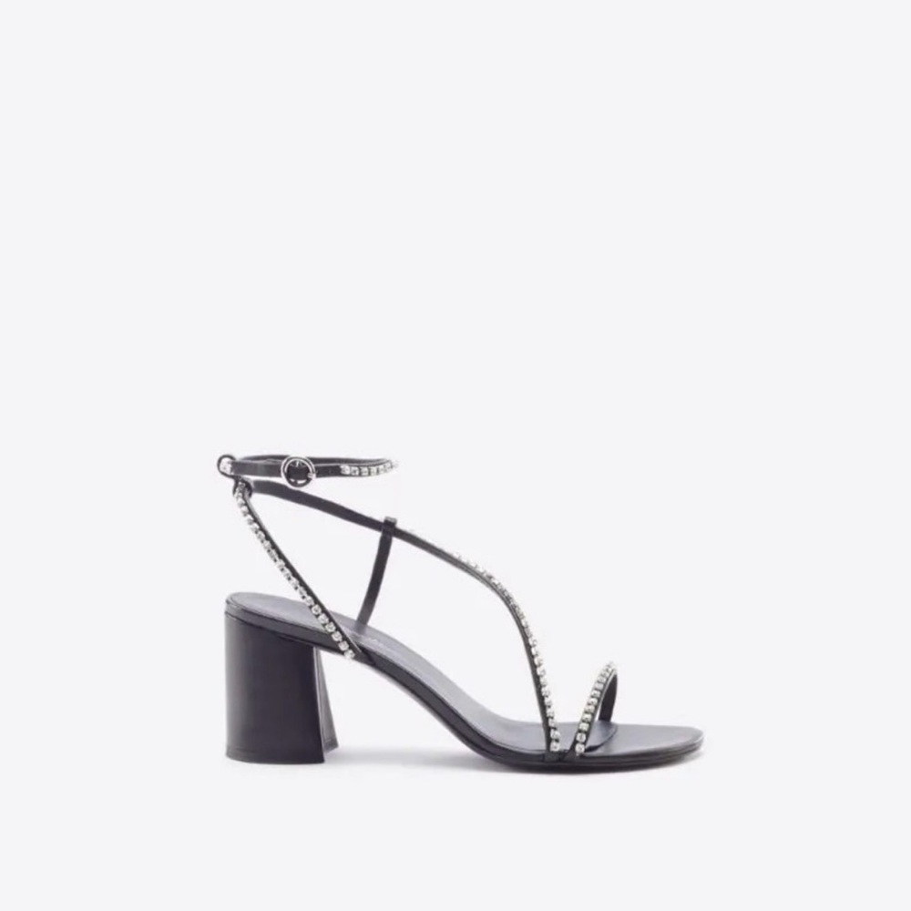 Phillip Lim Drum Crystal Ankle Strap Sandal Size 40